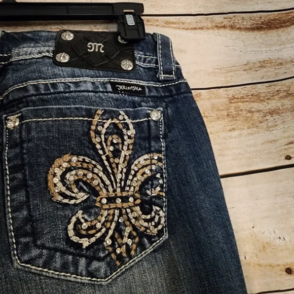 Miss Me Women's Dark Blue Boot Cut Jeans - Picture 5 of 7